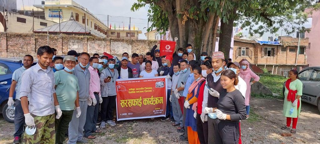 युवा संगठन नेपालद्वारा देशव्यापी सरसफाई कार्यक्रम सम्पन्न