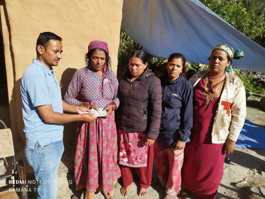 इजरायलमा मृत्यु भएका गणेशकाे परिवारलाई मालिका भवानी प्रवासद्वारा आर्थिक सहयाेग