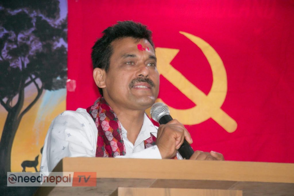 नेकपा लुम्बिनी भुइँचालोले क्षतिग्रस्त क्षेत्रमा पुनर्निर्माणका लागि जाने