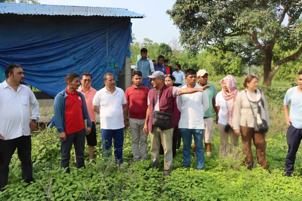 महासचिव विप्लवद्वारा माडीको जनकम्युन अवलोकन