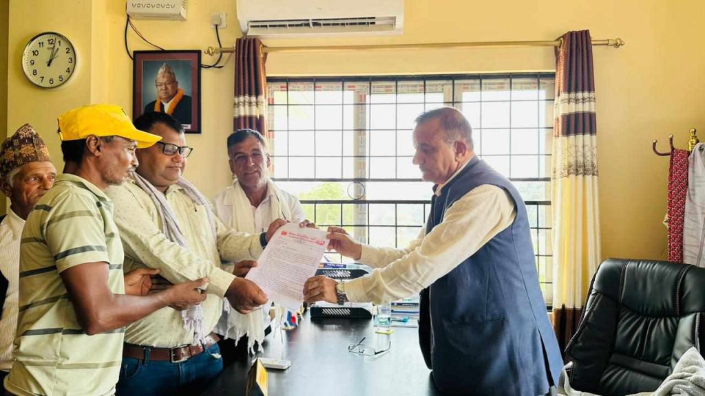 नेकपा कञ्चन गाउँ समितिले बुझायो जनसरोकारका १७ बुँदे मागपत्र