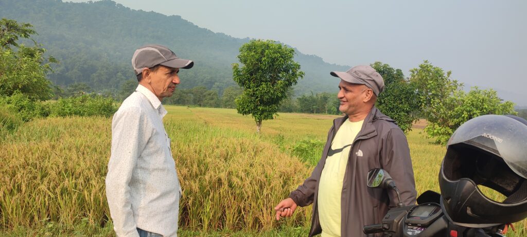 नेकपा नेता अनिल सीद्वारा केन्द्रिय उत्पादन शाखा माडीकाे अवलोकन