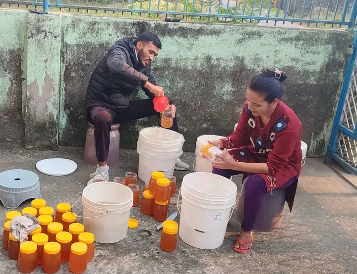 विप्लवले चितवनमा बेचे १० लाखको धान र १ लाखको मह