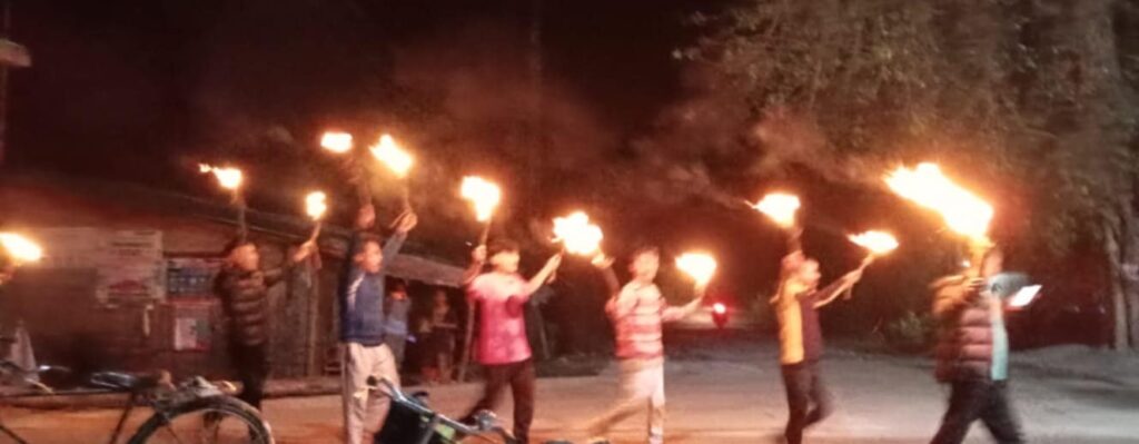 प्रतिगमनकारी हर्कत विरुद्ध सप्तरीमा राँके जुलुस