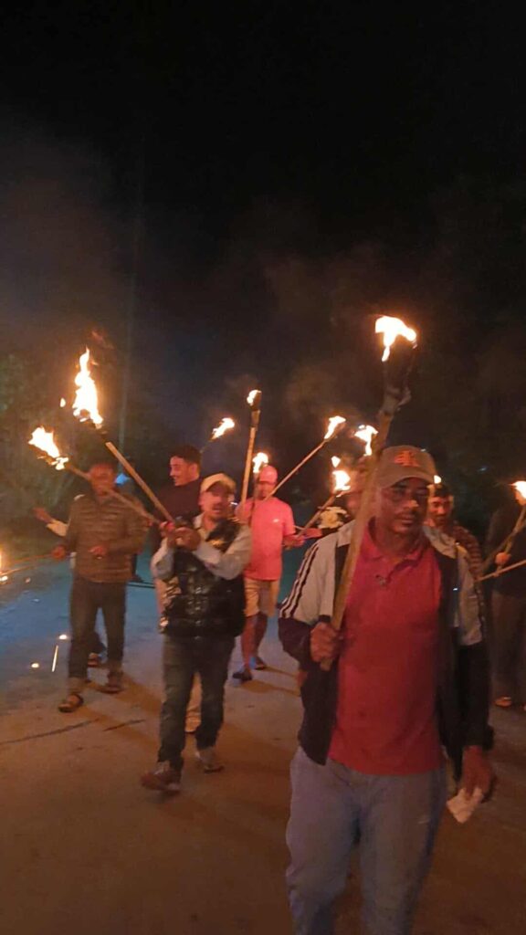 नेपाल कम्युनिस्ट पार्टी गण्डकी प्रदेशको विभिन्न स्थानमा मसालजुलुस