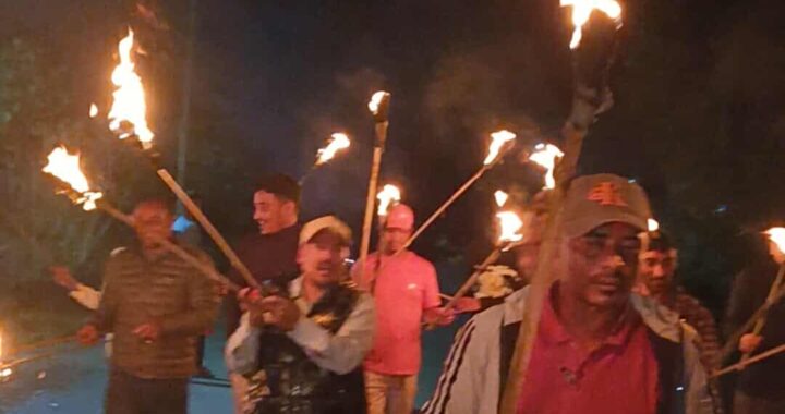 नेपाल कम्युनिस्ट पार्टी गण्डकी प्रदेशको विभिन्न स्थानमा मसालजुलुस