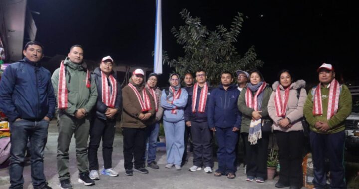 सिन्धुपाल्चोक पुग्यो अभियान टोली, जनताको भव्य स्वागत