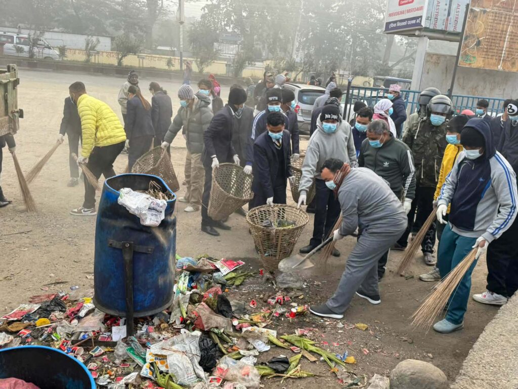 सहिद बेपत्ता स्मृति प्रतिष्ठानको आयोजनामा बुटवलमा बृहत् सरसफाइ अभियान
