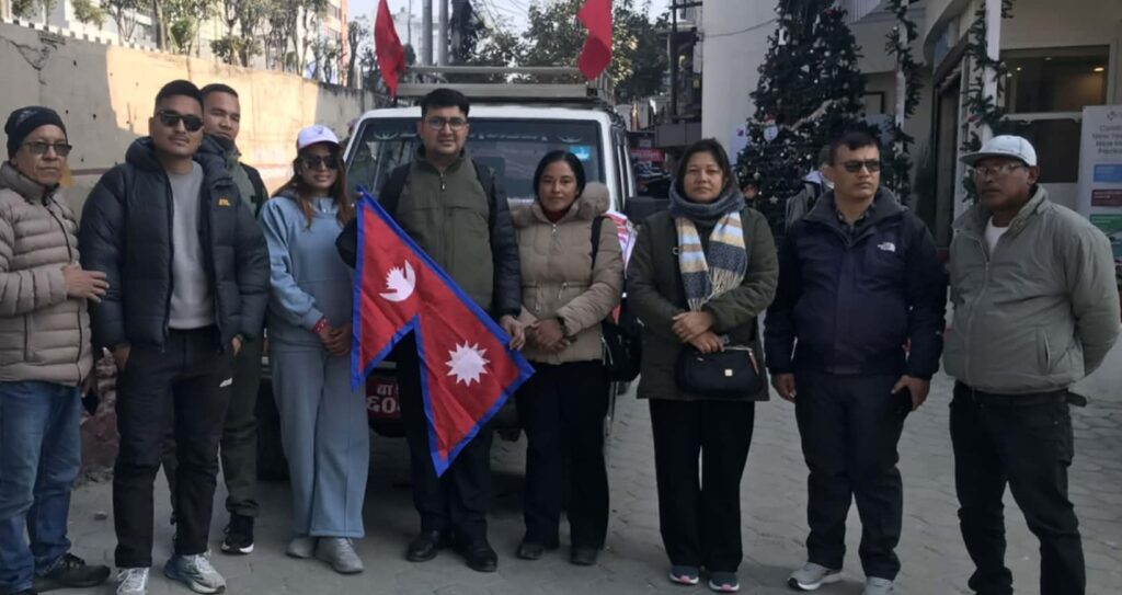 अभियान टोली उपत्यकाबाट काभ्रे प्रस्थान